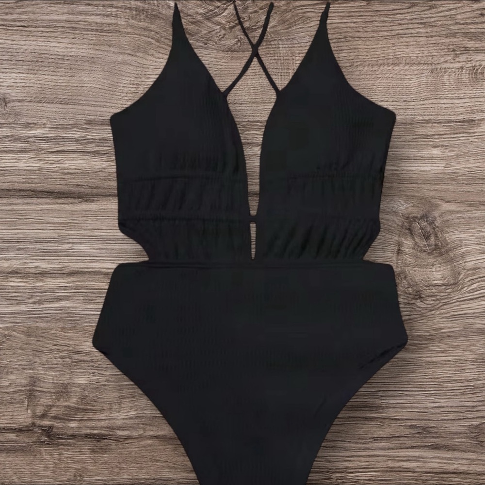 Soly Hux Black One Piece Swimsuit‎